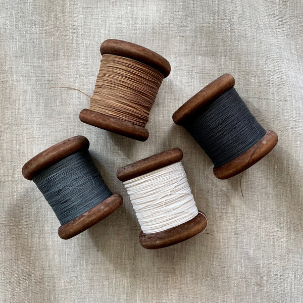 Finest Natural / Kraft Paper Yarn - Paper Phine on Wooden Bobbin