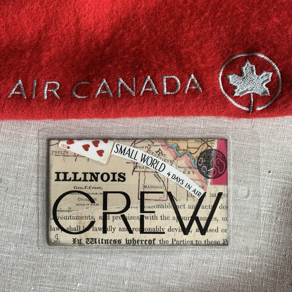 Handcrafted Luggage Tag: Cabin crew 1 / Flight attendant