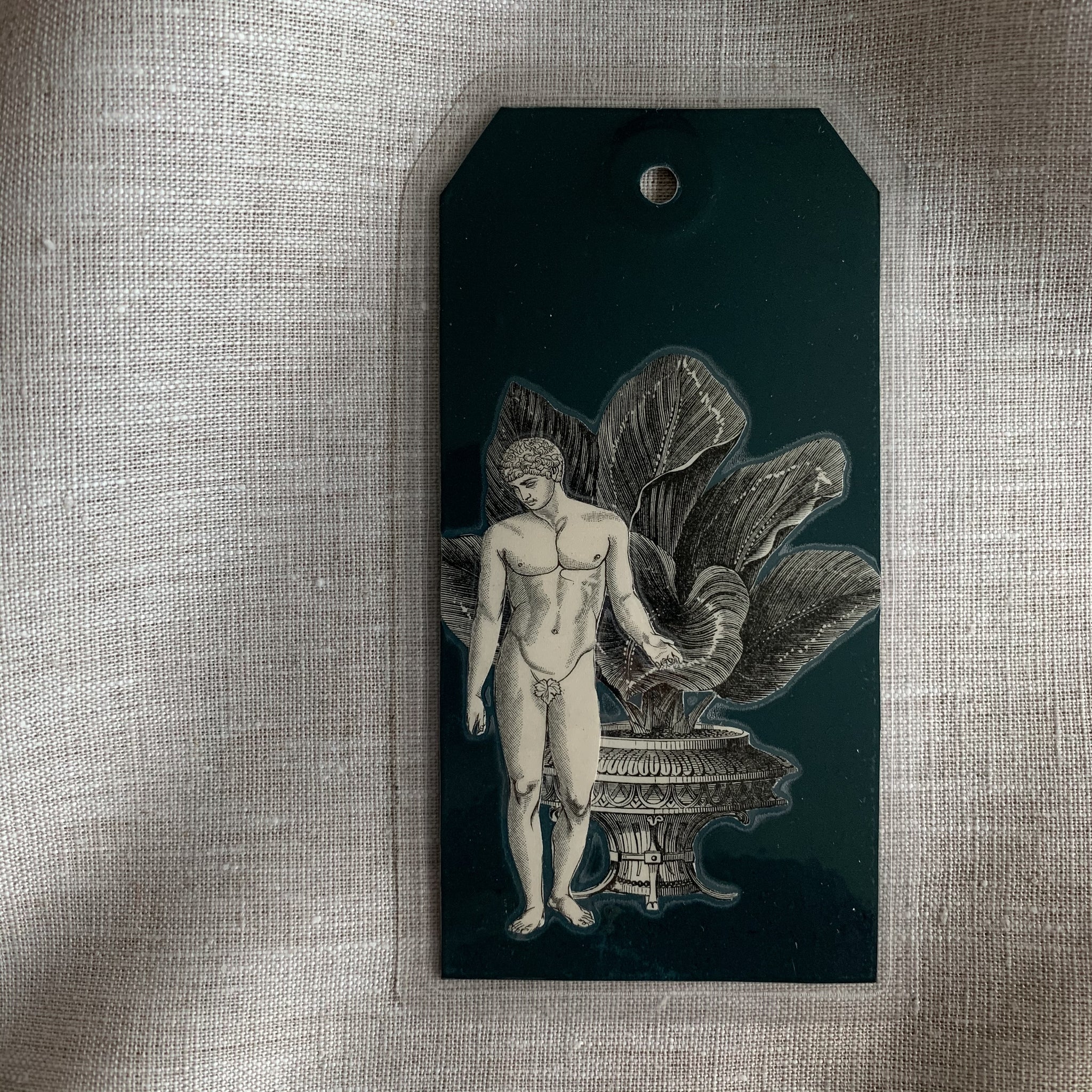 Handcrafted Luggage Tag: Male Nude / Female Nude