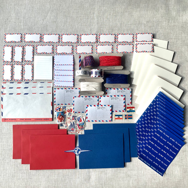The Ultimate Red, White, and Blue Airmail Treasure Box