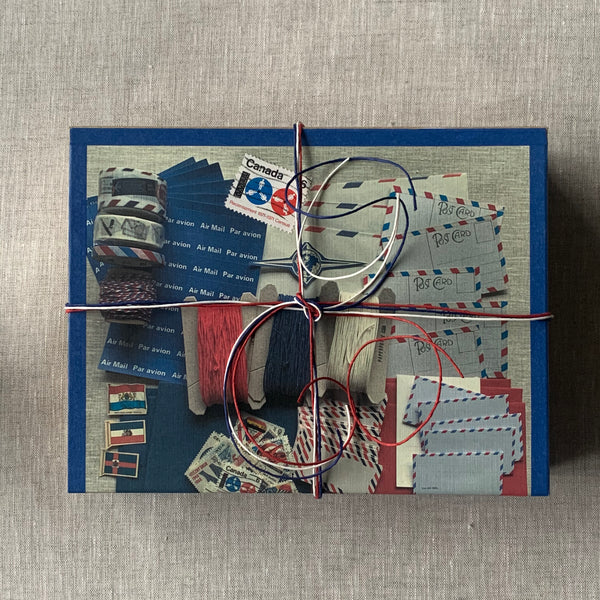 The Ultimate Red, White, and Blue Airmail Treasure Box