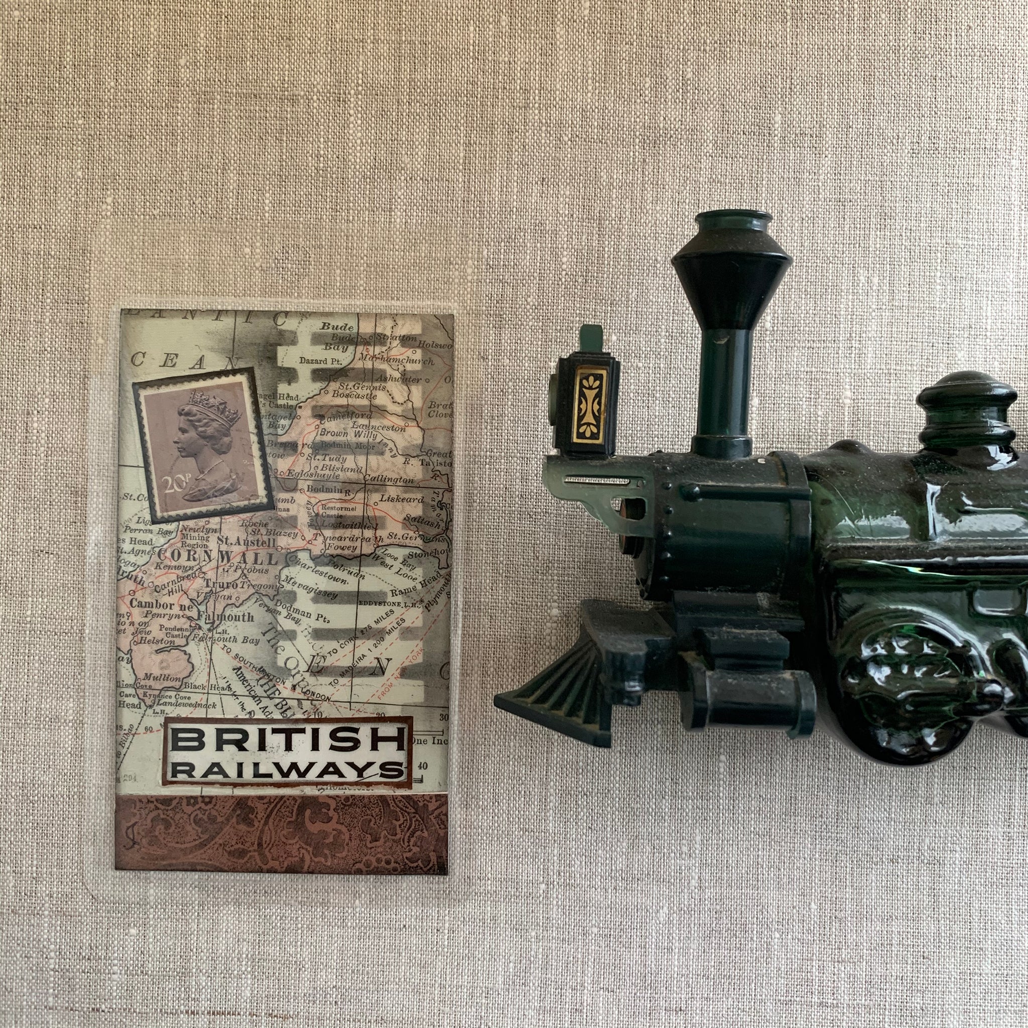 Handcrafted Luggage Tag: British Railways / Great Britain