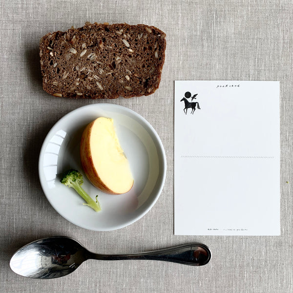 Nishi Shuku Postcard - A Simple Meal - Japanese Stationery