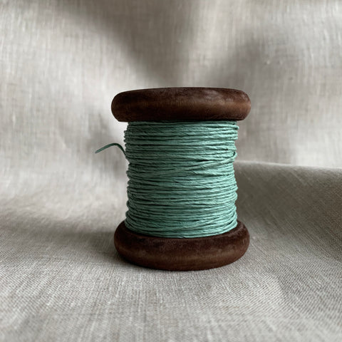 Celadon Green - PaperPhine Strong Paper Twine on Wooden Bobbin
