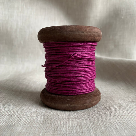 Pink Magenta - PaperPhine Strong Paper Twine on Wooden Bobbin