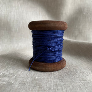 Ultramarine Blue - PaperPhine Strong Paper Twine on Wooden Bobbin